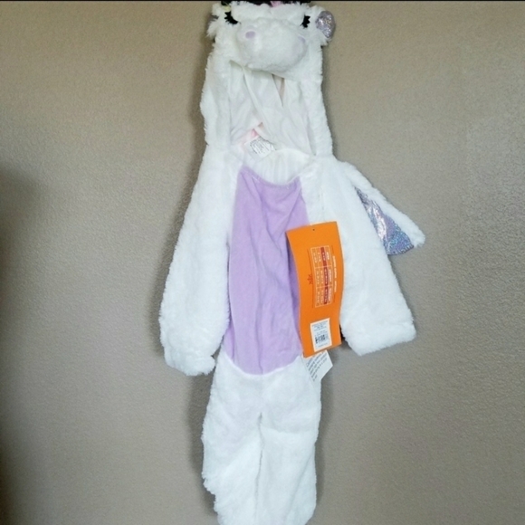 NWT Hyde & Eek! Boutique Unicorn Pegasus Jumpsuit Costume Infant Baby 0-6M New - Picture 2 of 7